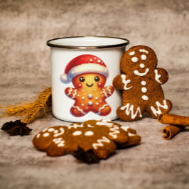 Kerstman van peperkoek magische mok