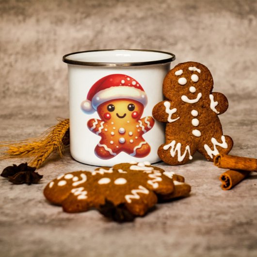 Kerstman van peperkoek magische mok