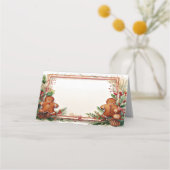 Kerstman van peperkoek plaatskaartje (Achterkant)