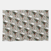 Kerstman van peperkoek theedoek (Horizontaal)