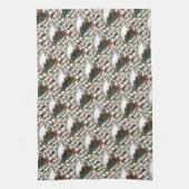 Kerstman van peperkoek theedoek (Verticaal)