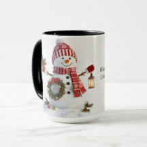 Kerstman van sneeuw