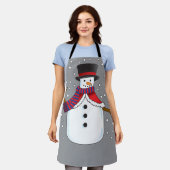 Kerstman van Sneeuw Schort (Gedragen)