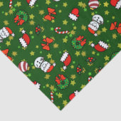 Kerstman van sneeuw tissuepapier (Detail)