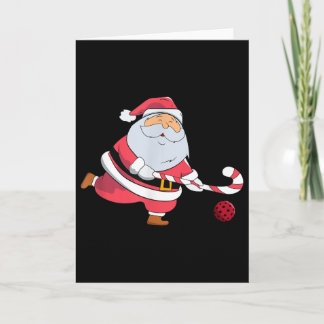 Kerstman Veldhockey Enthousiast Kerstsport Kaart