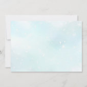 Kerstman Verjaardagsfeest Foto Bedankkaart (Achterkant)