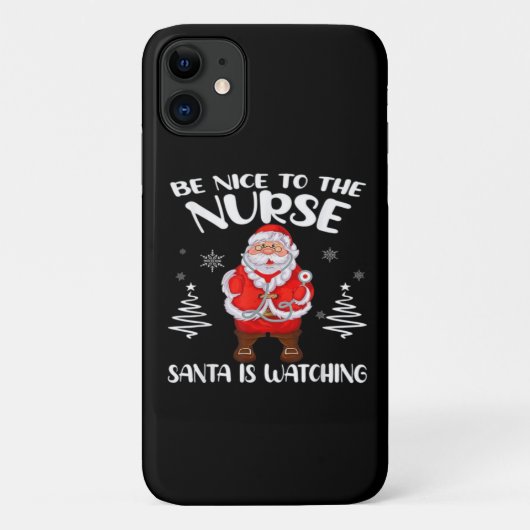 Kerstman Verpleegster Case-Mate iPhone Case (Achterkant)