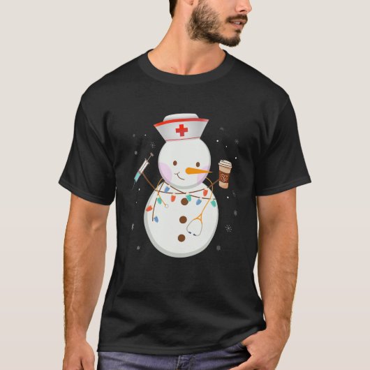 kerstman verpleegster medisch team NICU Coff T-shirt (Voorkant)