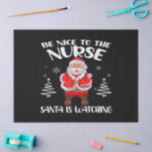 Kerstman Verpleegster Tissuepapier (Craft)