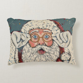 Kerstman Verrassing Accent Kussen