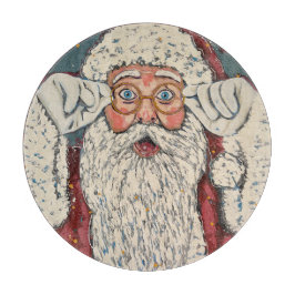 Kerstman Verrassing Snijplank