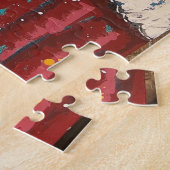 Kerstman Verrast Legpuzzel (Zijkant)