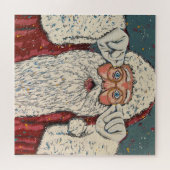 Kerstman Verrast Legpuzzel (Horizontaal)