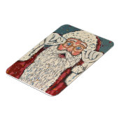 Kerstman verrast magneet (Linkerzijde)