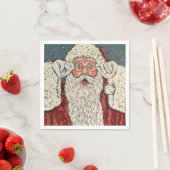 Kerstman verrast servet (Insitu)