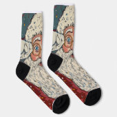 Kerstman verrast sokken (Rechts)