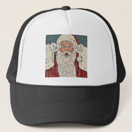 Kerstman verrast trucker pet