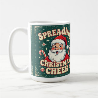 Kerstman verspreidt Kerstvreugde Koffiemok