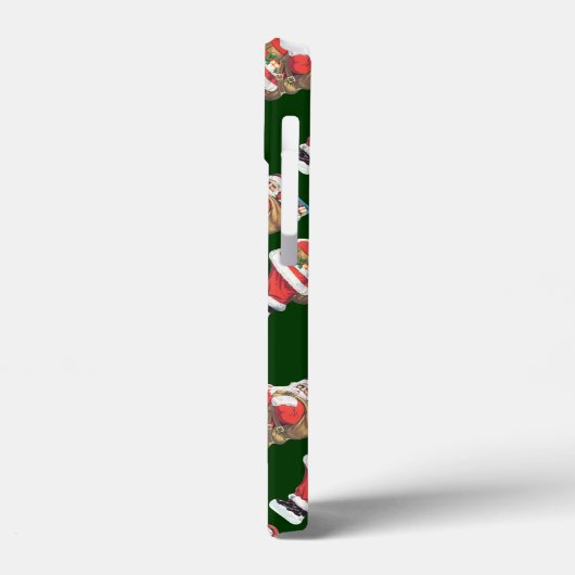  kerstman, Victoriaans kerstman gesneden Case-Mate iPhone Case (Achterkant / Links)
