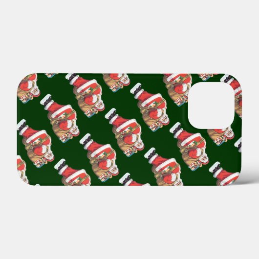  kerstman, Victoriaans kerstman gesneden Case-Mate iPhone Case (Achterkant (horizontaal))