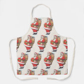 kerstman, Victoriaans kerstman gesneden Schort (Voorkant)