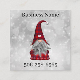 Kerstman        vierkante visitekaartje