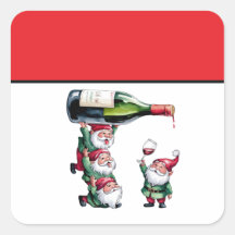 Kerstman viert Kerstmis