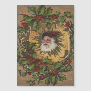 Kerstman Vintage Antiek Kerstmis Hulst
