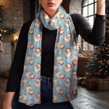 Kerstman Vintage Blauw Kerstmis