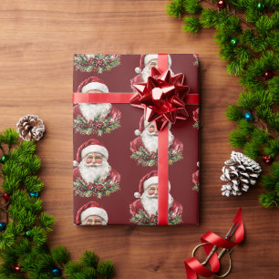 Kerstman Vintage Cadeau Cadeaupapier