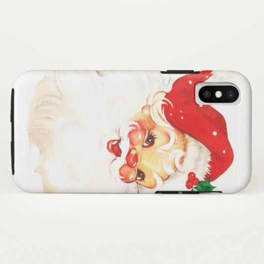 Kerstman vintage Case-Mate iPhone case (Achterkant (horizontaal))