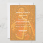 Kerstman vintage kerst winter bruiloft kaart (Voorkant)