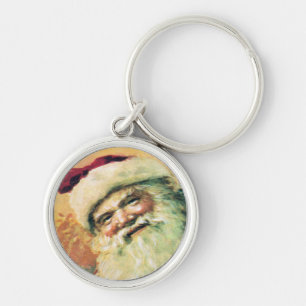Kerstman Vintage Kerstmis Sleutelhanger