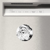 Kerstman vintage magneet (Insitu (Vaatwasser))