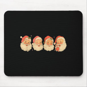 Kerstman Vintage Schattig Vrolijke Kerstmis Wo Muismat