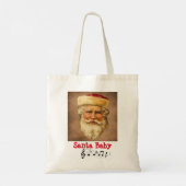 Kerstman Vintage Tote Tas (Achterkant)
