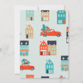 kerstman | Virtueel kerstfeest Kaart (Achterkant)