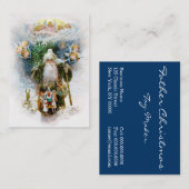  kerstman visitekaartje (Voorkant / Achterkant)