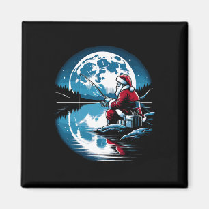 Kerstman Vist kerstmis visser visser Magneet
