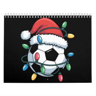Kerstman Voetbal Bal Sporten Kerstmis Voetbalspele Kalender