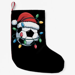 Kerstman Voetbal Bal Sporten Kerstmis Voetbalspele Kleine Kerstsok