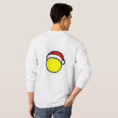Kerstman (voor- en achteruitzicht) t-shirt (Achterkant volledig)