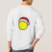 Kerstman (voor- en achteruitzicht) t-shirt (Achterkant)