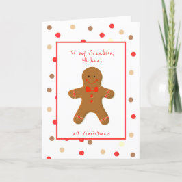 Kerstman voor Kleinzoon Feestdagen Kaart