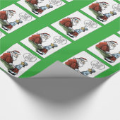 Kerstman Vorig Jaar Cadeaupapier (Hoek)