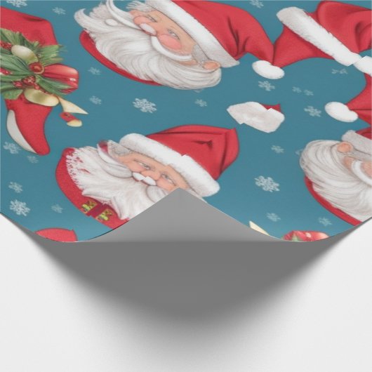 Kerstman & Vrienden Jumbo Kerstmis Gerolde Gift Ch Cadeaupapier (Hoek)