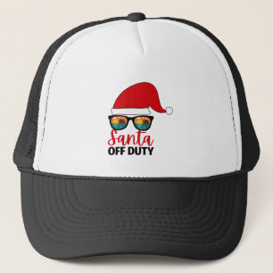 Kerstman Vrij van Kerst in Juli Trucker Pet