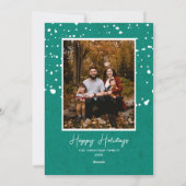 Kerstman Vrolijk Kerstcadeau Vakantie Kaarten (Achterkant)