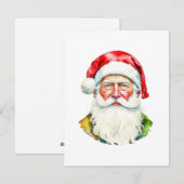 Kerstman - Vrolijk Kerstfeest B Feestdagenkaart (Voorkant / Achterkant)