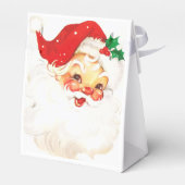 Kerstman vrolijk kerstfeest bedankdoosjes (Achterkant)